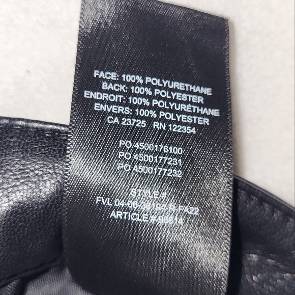 Wilfred Aritzia Vegan Leather Pants Women's Size 4 Black Straight Leg - Picture 3 of 10